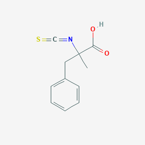 2-Isothiocyanato-2-methyl-3-phenylpropanoic acid