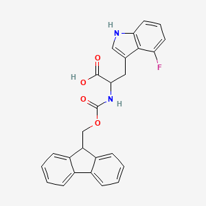 2-((((9h-Fluoren-9-yl)methoxy)carbonyl)amino)-3-(4-fluoro-1h-indol-3-yl)propanoic acid