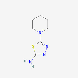 5-Piperidin-1-yl-1,3,4-thiadiazol-2-amine