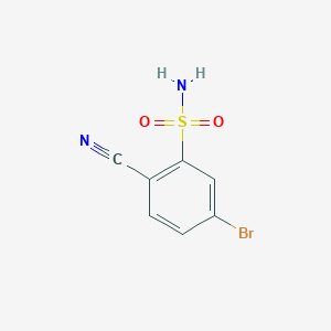 5-Bromo-2-cyanobenzenesulfonamide