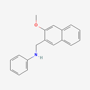 N-[(3-methoxy-2-naphthyl)methyl]aniline