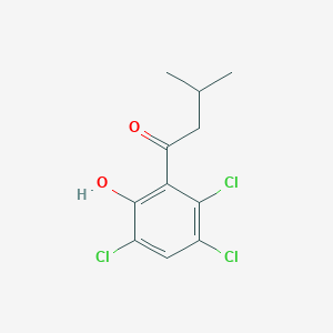 3-Methyl-1-(2,3,5-trichloro-6-hydroxyphenyl)butan-1-one