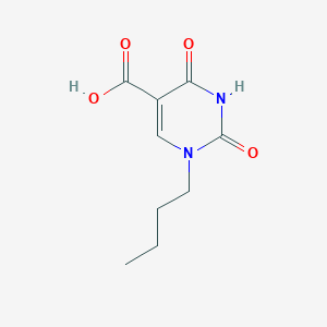 molecular formula C9H12N2O4 B13635181 1-Butyl-2,4-dioxo-1,2,3,4-tetrahydropyrimidine-5-carboxylic acid 