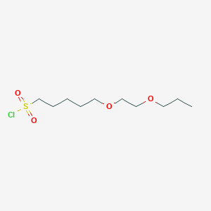 5-(2-Propoxyethoxy)pentane-1-sulfonyl chloride