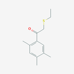 2-(Ethylthio)-1-(2,4,5-trimethylphenyl)ethan-1-one