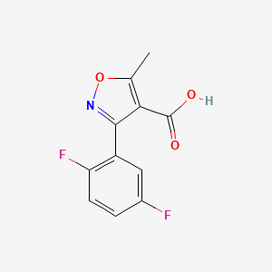 3-(2,5-Difluorophenyl)-5-methylisoxazole-4-carboxylic acid