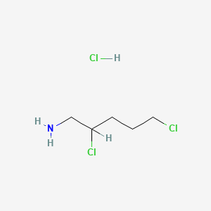 molecular formula C5H12Cl3N B1363522 2,5-dichloropentan-1-amine Hydrochloride CAS No. 62922-45-6
