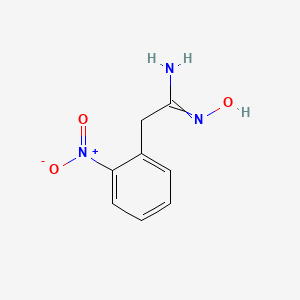 molecular formula C8H9N3O3 B1363523 N'-hydroxy-2-(2-nitrophenyl)ethanimidamide 