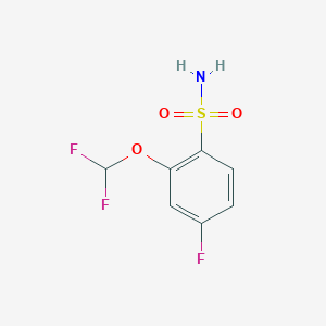 2-(Difluoromethoxy)-4-fluorobenzenesulfonamide