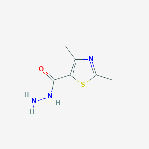 molecular formula C6H9N3OS B1363531 2,4-Dimethyl-1,3-thiazole-5-carbohydrazide CAS No. 99357-25-2