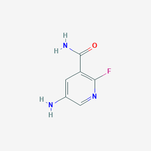 5-Amino-2-fluoropyridine-3-carboxamide