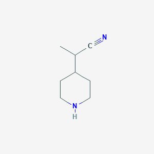 2-(Piperidin-4-yl)propanenitrile