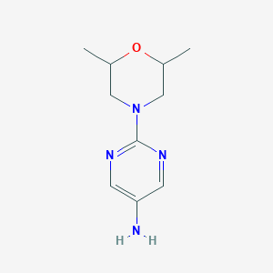 2-(2,6-Dimethylmorpholino)pyrimidin-5-amine