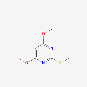 molecular formula C7H10N2O2S B1363538 4,6-二甲氧基-2-甲硫基嘧啶 CAS No. 90905-46-7