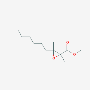 Methyl 3-heptyl-2,3-dimethyloxirane-2-carboxylate