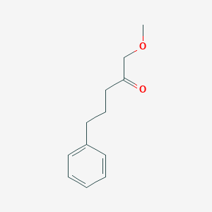 molecular formula C12H16O2 B13635452 1-Methoxy-5-phenylpentan-2-one 