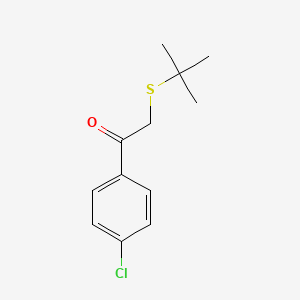 2-(tert-Butylsulfanyl)-1-(4-chlorophenyl)ethan-1-one