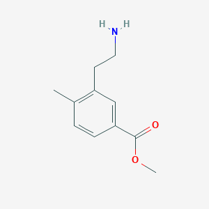 Methyl 3-(2-aminoethyl)-4-methylbenzoate