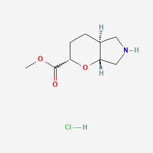 rac-methyl(2R,4aR,7aS)-octahydropyrano[2,3-c]pyrrole-2-carboxylatehydrochloride