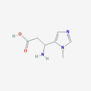 3-Amino-3-(1-methyl-1H-imidazol-5-yl)propanoic acid