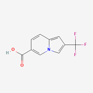 2-(Trifluoromethyl)indolizine-6-carboxylic acid