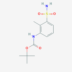 Tert-butyl (2-methyl-3-sulfamoylphenyl)carbamate