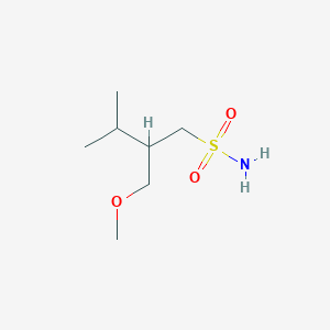 2-(Methoxymethyl)-3-methylbutane-1-sulfonamide