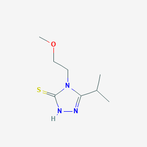 5-Isopropyl-4-(2-methoxyethyl)-4h-1,2,4-triazole-3-thiol