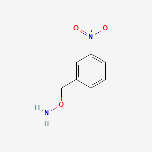 molecular formula C7H8N2O3 B13635640 o-(3-Nitrobenzyl)hydroxylamine 