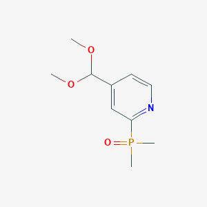 4-(Dimethoxymethyl)-2-(dimethylphosphoryl)pyridine