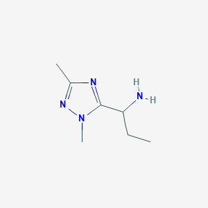 1-(1,3-Dimethyl-1h-1,2,4-triazol-5-yl)propan-1-amine