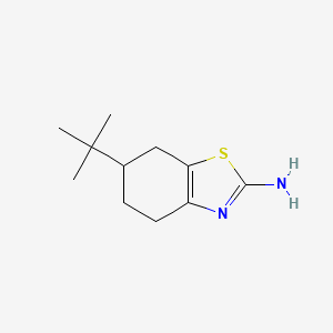 molecular formula C11H18N2S B1363569 6-叔丁基-4,5,6,7-四氢-1,3-苯并噻唑-2-胺 CAS No. 81779-11-5