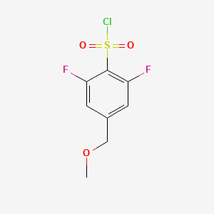 2,6-Difluoro-4-(methoxymethyl)benzene-1-sulfonylchloride