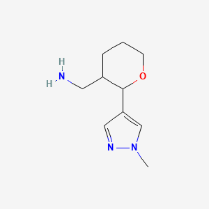 (2-(1-Methyl-1h-pyrazol-4-yl)tetrahydro-2h-pyran-3-yl)methanamine