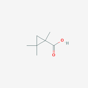 molecular formula C7H12O2 B13635756 1,2,2-Trimethylcyclopropane-1-carboxylic acid 