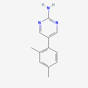 5-(2,4-Dimethylphenyl)pyrimidin-2-amine