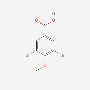 molecular formula C8H6Br2O3 B1363588 3,5-Dibromo-4-methoxybenzoic acid CAS No. 4073-35-2