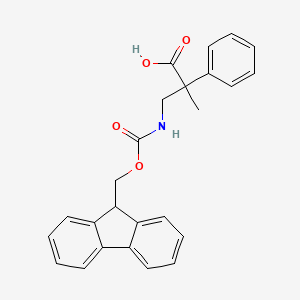 3-({[(9H-fluoren-9-yl)methoxy]carbonyl}amino)-2-methyl-2-phenylpropanoicacid