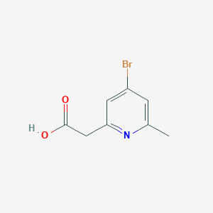 2-(4-Bromo-6-methylpyridin-2-yl)acetic acid