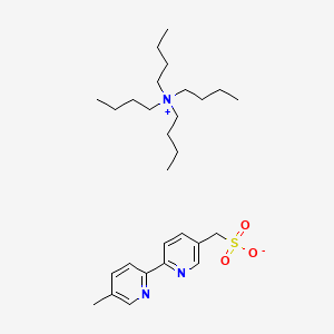 Tetrabutylazanium {5'-methyl-[2,2'-bipyridin]-5-yl}methanesulfonate