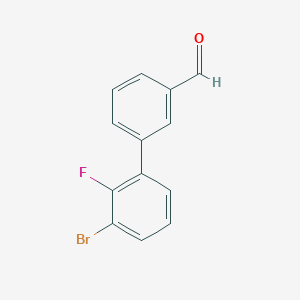 3'-Bromo-2'-fluoro-[1,1'-biphenyl]-3-carbaldehyde