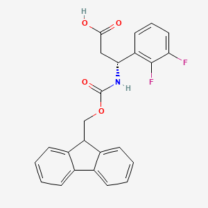 (R)-3-((((9H-Fluoren-9-yl)methoxy)carbonyl)amino)-3-(2,3-difluorophenyl)propanoic acid