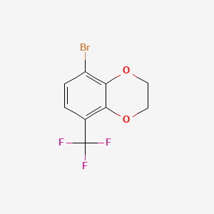 5-Bromo-8-(trifluoromethyl)-2,3-dihydro-1,4-benzodioxine