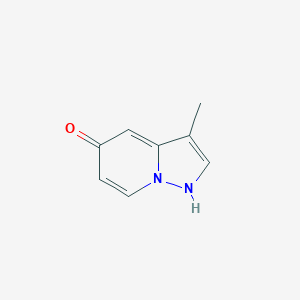 molecular formula C8H8N2O B13636162 3-Methylpyrazolo[1,5-a]pyridin-5-ol 