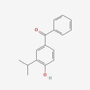 [4-Hydroxy-3-(propan-2-yl)phenyl](phenyl)methanone