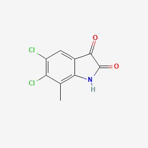 5,6-Dichloro-7-methylindoline-2,3-dione