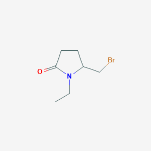 5-(Bromomethyl)-1-ethylpyrrolidin-2-one