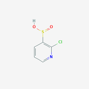 molecular formula C5H4ClNO2S B13636302 2-Chloropyridine-3-sulfinic acid 