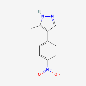 3-methyl-4-(4-nitrophenyl)-1H-pyrazole