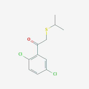 1-(2,5-Dichlorophenyl)-2-(isopropylthio)ethan-1-one